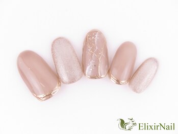 エリクサーネイル 五反田(Elixir Nail)/定額a シンプル／クーポン使用