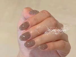 輝くフラッシュネイル