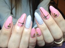 ラウト デコレーションアンドネイルサロン(Lauto Decoration&Nail Salon)/ピンクワンカラーネイル