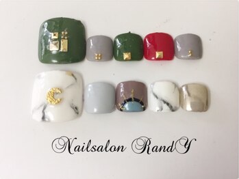ランディ(nail salon RANDY)/フットジェル￥７9００☆6