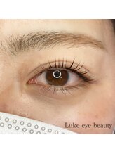 ルークアイビューティ(Luke eye beauty)/まつ毛パーマ　ぱっちりタレ目