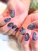 ハーティーネイル hearty nail 溝の口店/南国☆フェスネイル