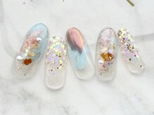 ターラ(Tara)/塗りかけネイル×シェル