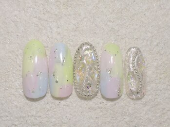 リノ ネイル(Rino nail)/5月新作 春ニュアンス705e3