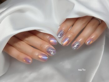 リカルメナートゥ 薬院(re:calmer na/to)/紫陽花ネイル