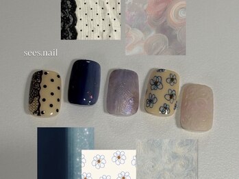 sees.nailの写真/【持ち込みデザインOK】オフィス向けのシンプル系、こだわりニュアンス、個性派アートまで幅広く対応★