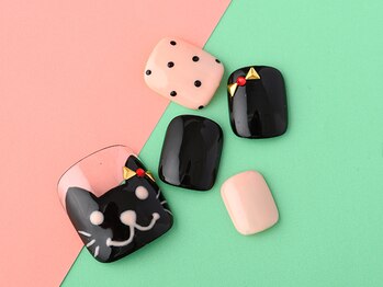 ダッシングディバ エキュート 立川店(DASHING DIVA)/黒ネコネイル