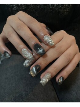 ブリスネイル 名護店(Bliss.nail)/マグネット×キラキラ