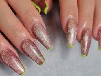 エムユーファイブネイル(MU5-nail)/【スカルプ】ワンカラー+追加art