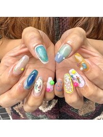 個性派ネイル