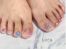 ネイルアトリエルカ(nail atelier LUCA)/W-289 カラフル星ネイル