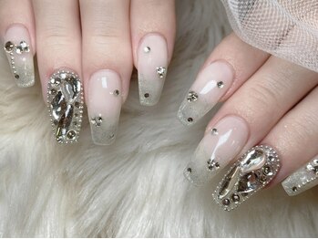 エスフィーネイルサロン ブリーユ(Esfy nailsalon Brille)の写真/浮かない&折れないスカルプ人気店★[ジェルチップゴ-ジャス/長さだし付放題¥12700]他にはないパ-ツも無料★