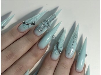 アリアネイルビューティー 新宿歌舞伎町(ARIA Nail Beauty)の写真/【新宿/新大久保】モチ自信あり!美フォルム×折れないチップ長さだしが得意◎どこから見ても美しい指先に★