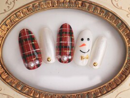 クリスマス☆チェック☆雪だるま