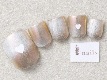 アイネイルズ 三宮店(I nails)/ハートオーロラマグネット￥8000