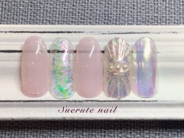 2023s/sちゅるん氷ネイル  ¥8000