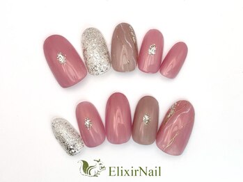 エリクサーネイル 池袋(Elixir Nail)/定額a シンプル/クーポン使用