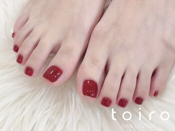 トイロ(toiro)/【フットワンカラー】ボルドー