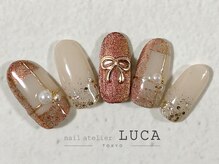 ネイルアトリエルカ(nail atelier LUCA)/c-65 マグネットチェックネイル