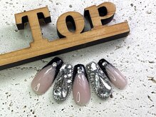 サロン ザ トップ(Salon the Top)/BlackVフレンチ＆ストーン盛