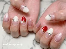 ネイル ファンシーファング(nail_fancy_fang)/季節のいちごネイル