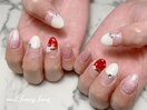 季節のいちごネイル