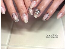 ツメトマツゲ/ビジューネイル