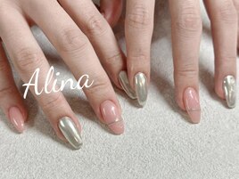 上品ミラーネイル