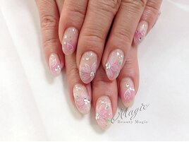 さくら&チークネイル