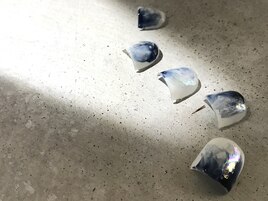 Fネイビーもやもやアート