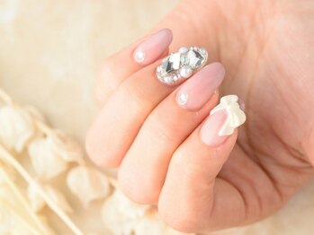 ソウ 難波店 nail salon Sou/3Dリボンnail