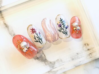 ツメトトノウ/ミラー&手描きアート♪