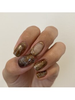 ヌア(nur.)/ダークブラウンnuance