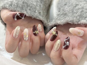 南草津のネイルやさん/christmas sample