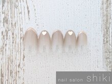 シキ 平塚(shiki)/ハート先端ミラーネイル ￥6800