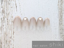 ハート先端ミラーネイル ￥6800