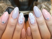 ネイルズ ララ(nails Lala)/シンプルフラワー。