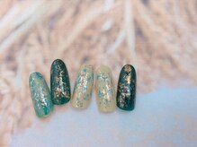 ネイルサロン&スクール ジーナ(GINA)/トレンド☆グリーンカラー