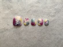 エンジェリック カラーズ(Angelic colors)/もやもやフットネイル☆