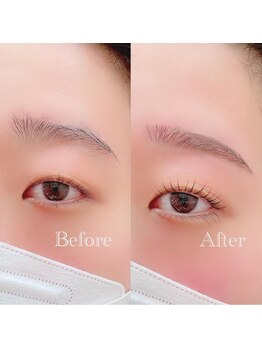 ルフラン(Refrain)/一重瞼に似合うまつげパーマ