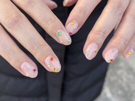 カラフルストーンネイル