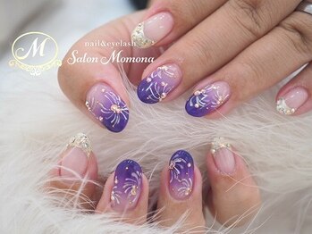 モモナ/花火ネイル