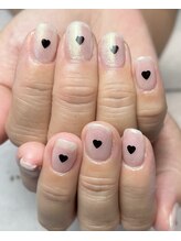 ヘアーアンドネイル ルシア(Hair&Nail Lucia)/ラメ×ハートホロ♪