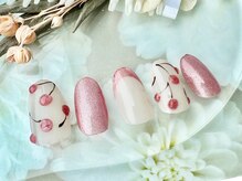 オリビアブルー(Olivia Blue)/さくらんぼネイル