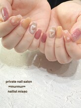 プライベート ネイルサロン マーマ(murmur)/ハートマグネットネイル