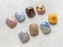 エクラ(e'clat)/フットネイル　親指デザイン