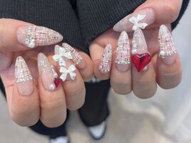 ツイードネイル☆ &nbsp;Ｍomo