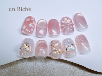 アンリッシュ 池袋東口店(un Riche)の写真/【池袋/東口徒歩1分】定額制で分かりやすい価格設定★トレンドネイルも多数◎スピーディ施術×プチプラ♪