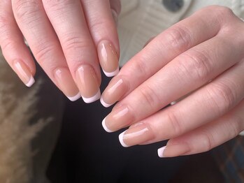 ネイルサロン モネ(Monet)/いちごミルクフレンチ