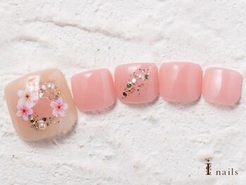 アイネイルズ 横浜WEST店(I-nails)/桜ピンクチーク8480円